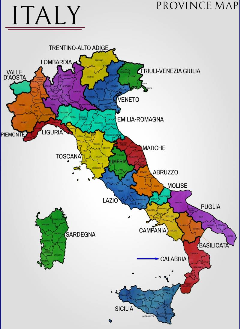 Провинции в италии регион венеция